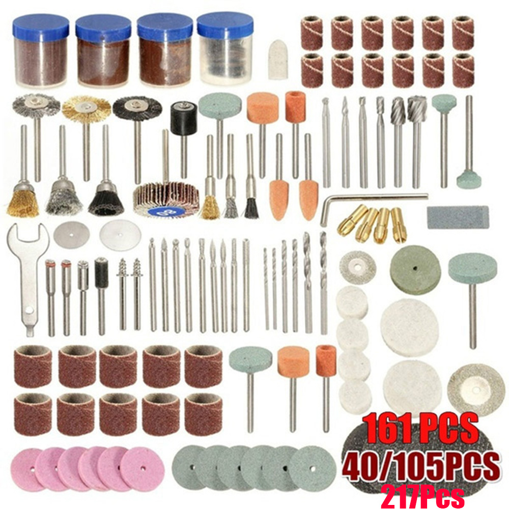 Cordless Rotary Tool Kit Accessories - 40 ~ 217 Chiếc Dụng Cụ