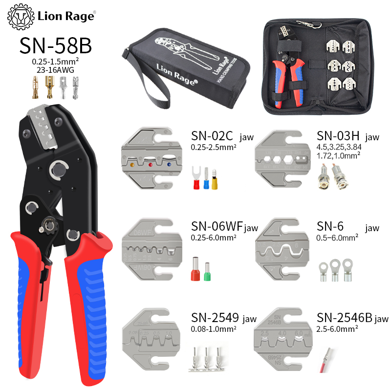 Ratchet Crimping Tool SN-58B P - đánh giá và giá Automatic Wire Stripper Cutter