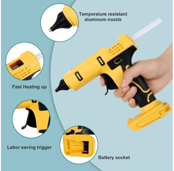 Cordless Electric Handheld Hot - đánh giá và giá Hot Melt Glue Gun Cordless