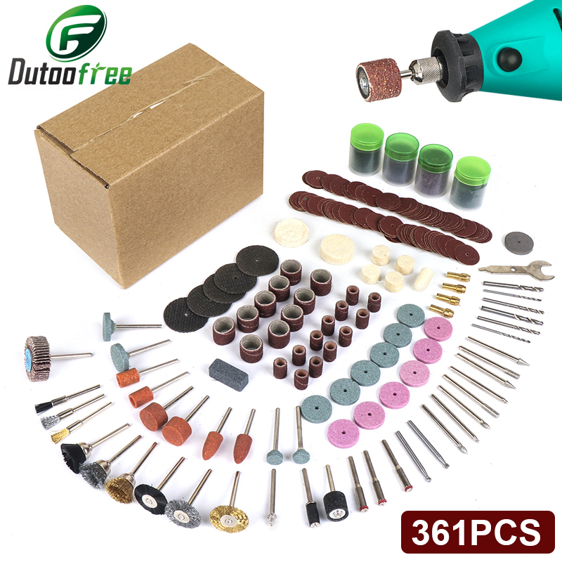 361PCS/lot Power Tools Dremel  - đánh giá và giá Cordless Rotary Tool Kit Accessories