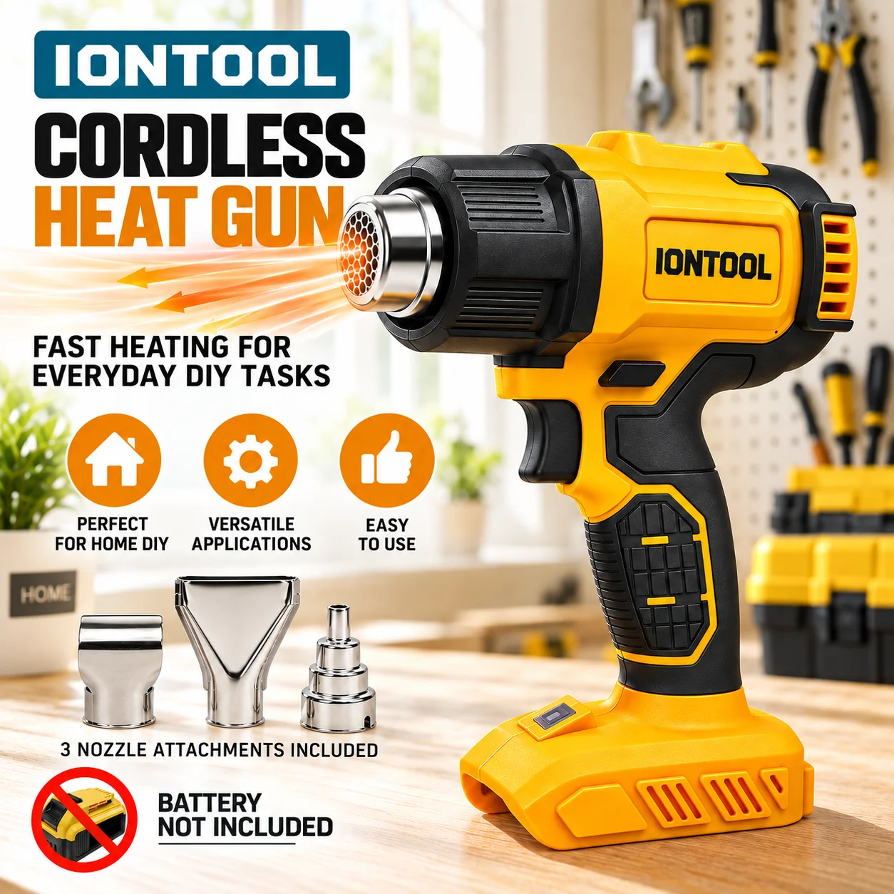 IONTOOL Brushless Cordless Hea - đánh giá và giá Cordless Heat Gun For Shrink Tubing
