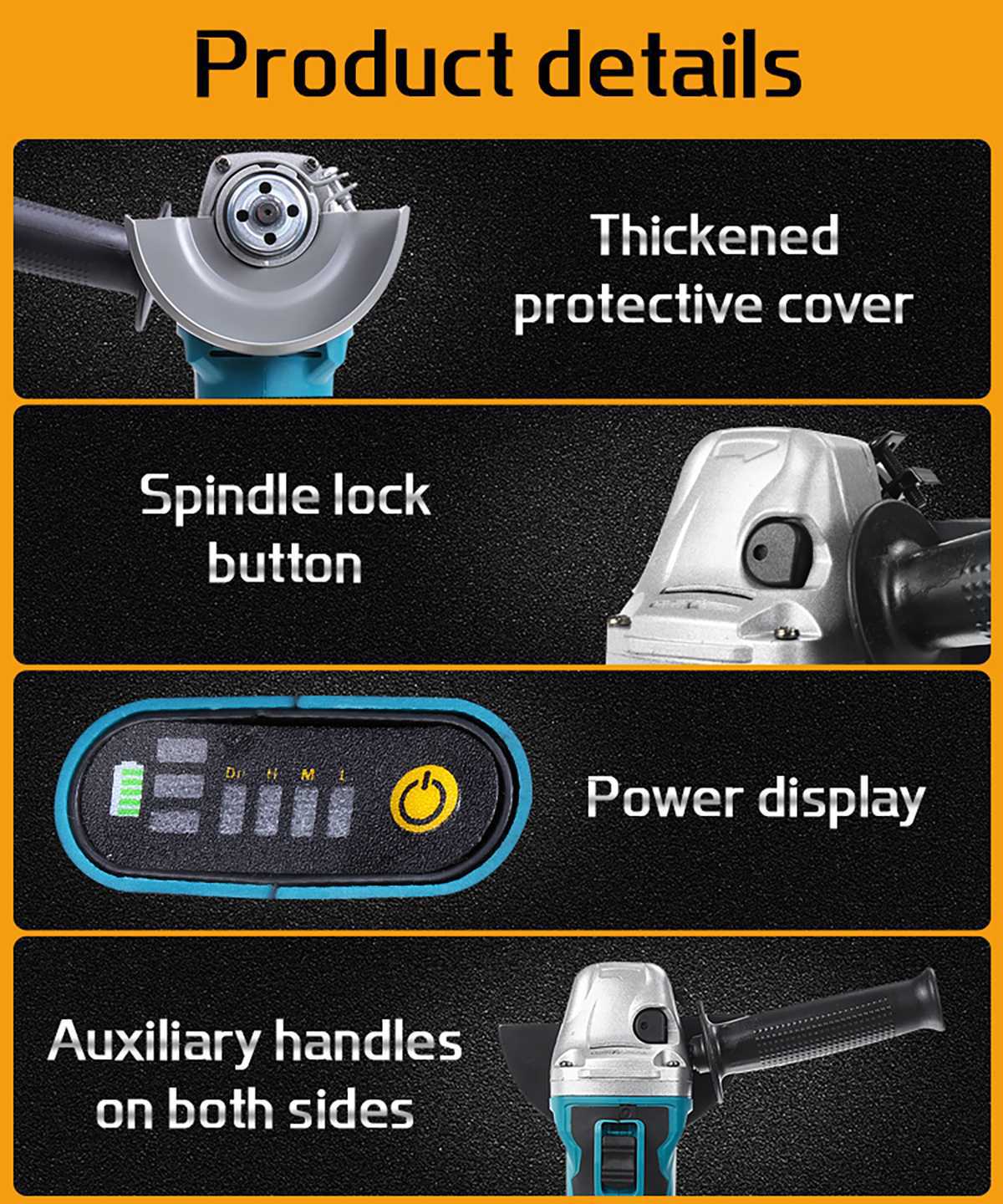 21V Brushless Angle Grinder Br - đánh giá và giá Brushless Angle Grinder Battery Powered